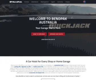 Bendpak.com.au(Car Hoists) Screenshot