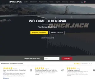 Bendpak.com(Car Lifts) Screenshot