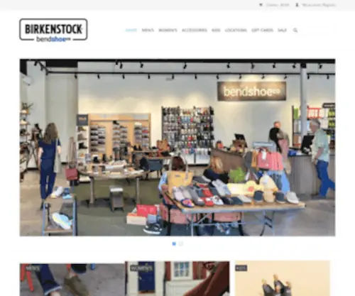 Bendshoeco.com(Birkenstock-Bend Shoe Co) Screenshot