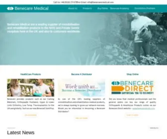 Benecaremedical.com(Improving your life with innovation & quality Benecare Medical) Screenshot