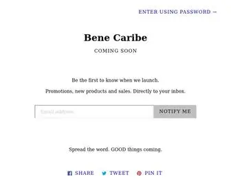 Benecaribe.com(Bene Caribe) Screenshot