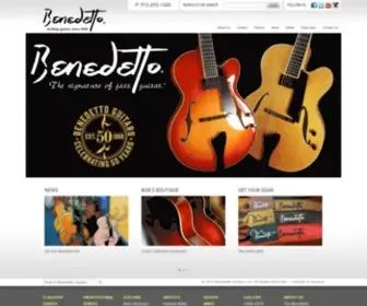 Benedettoguitars.com(Jazz Guitar) Screenshot