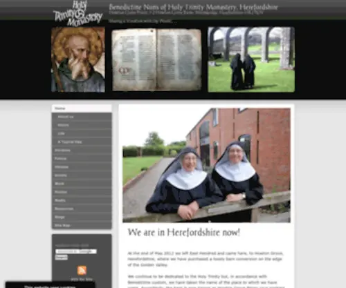 Benedictinenuns.org.uk(Holy Trinity Monastery) Screenshot