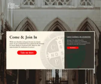 Benedictines.org.uk(The English Benedictine Congregation) Screenshot