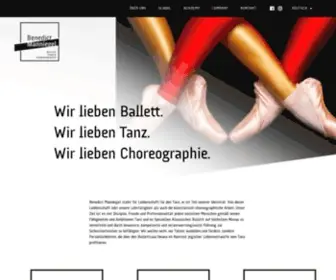 Benedictmanniegel.de(Dance Company) Screenshot