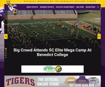 Benedicttigers.com(Benedict College Athletics) Screenshot