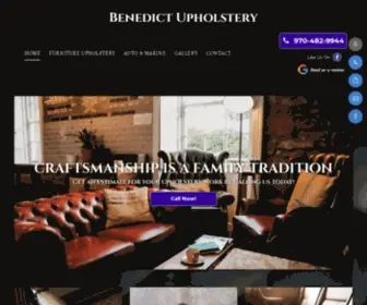 Benedictupholstery.com(Upholstery Services) Screenshot