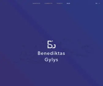 Benediktas.com(Benediktas Gylys) Screenshot