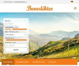 Benedikter.it(Startseite) Screenshot