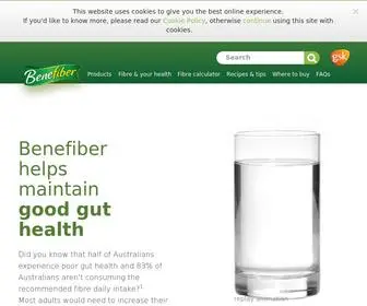 Benefiber.com.au(Benefiber® Think Clear) Screenshot