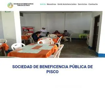 Beneficenciapisco.com(SOCIEDAD DE BENEFICENCIA PUBLICA DE PISCO) Screenshot
