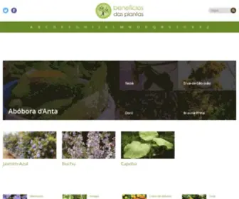 Beneficiosdasplantas.com.br(Benefícios das Plantas) Screenshot