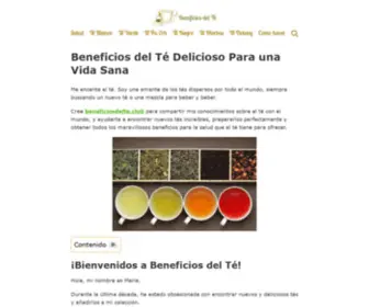 Beneficiosdelte.club(Beneficios del Té) Screenshot