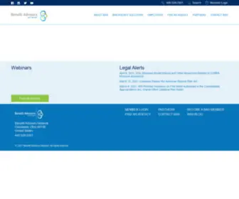 Benefitadvisorsnetwork.com(Benefit Advisors Network) Screenshot