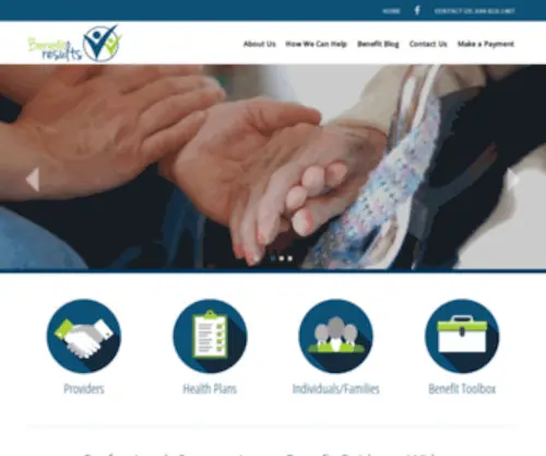 Benefitresults.com(Compassionate Benefit Guidance Without Financial or Service Sales) Screenshot