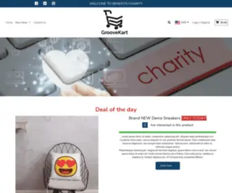 Benefitscharity.org(This store) Screenshot