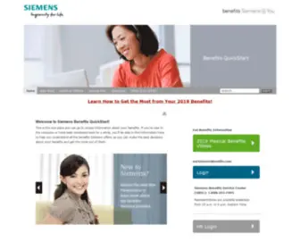 Benefitsquickstart.com(Siemens Benefits Quickstart) Screenshot