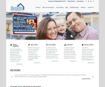 Benefittitle.com(South Tampa Title Insurance Company) Screenshot