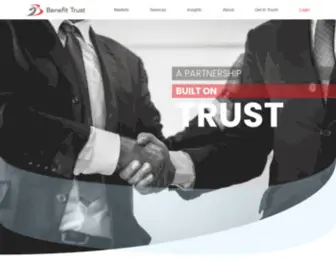 Benefittrust.com(Custom Benefit Solutions) Screenshot