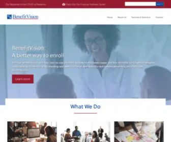 Benefitvision.net(Employee Benefits Enrollment and Communication Company) Screenshot