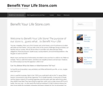 Benefityourlifestore.com(Discover the Best Way to Get Healthy) Screenshot