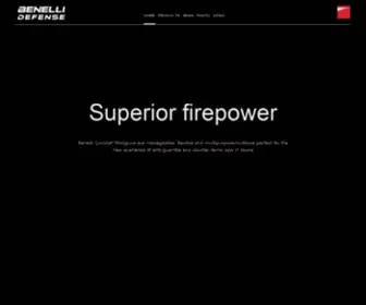 Benellidefense.it(Benelli Defense) Screenshot