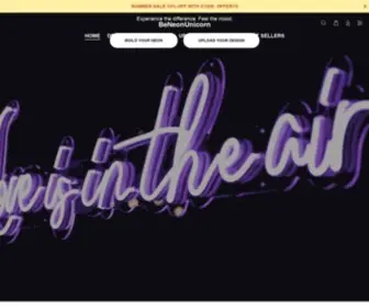 Beneonunicorn.com(Custom Neon Signs) Screenshot