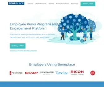 Beneplace.com(Employee Discount and Perks Platform) Screenshot