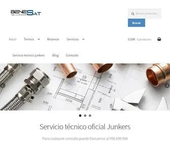 Benesatonline.com(Servicio técnico oficial Junkers en Cádiz) Screenshot