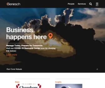 Beneschlaw.com(Benesch, Friedlander, Coplan & Aronoff LLP) Screenshot