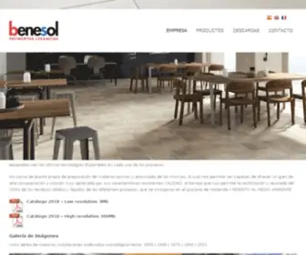 Benesol.es(Fabricación de pavimentos cerámicos) Screenshot