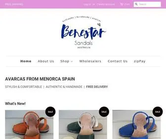 Benestarsandalsaustralia.com(Women's Avarcas) Screenshot