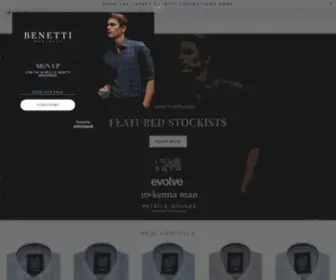 Benetti.ie(Benetti Menswear) Screenshot