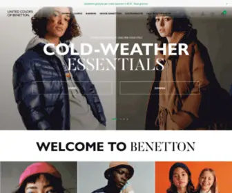 Benetton.it(United Colors of Benetton) Screenshot