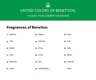 Benettonfragrances.com(SPLASH PAGE) Screenshot