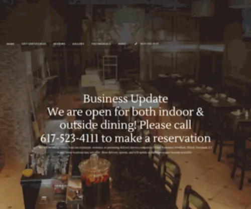 Beneventosboston.com(Beneventos restaurant) Screenshot