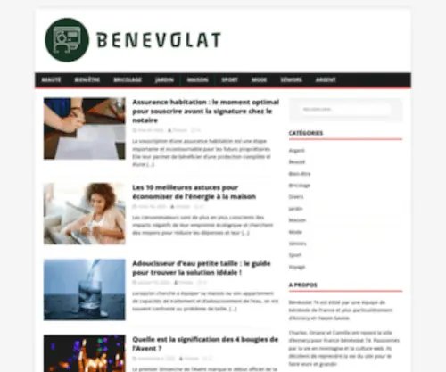 Benevolat74.org(Passe temps) Screenshot