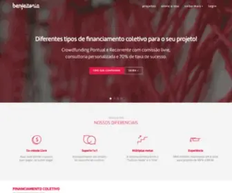 Benfeitoria.com(Crowdfunding) Screenshot