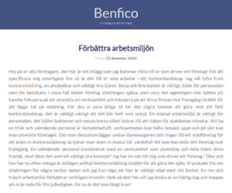 Benfico.se(Benfico) Screenshot