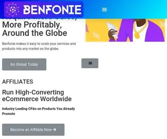 Benfonie.com(CPA Affiliate Network) Screenshot