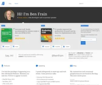 Benfrain.com(Ben Frain) Screenshot