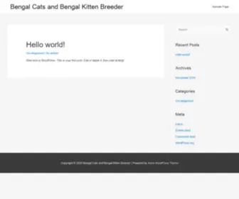 Bengal-Cat-Breeders.com(TICA Cattery) Screenshot