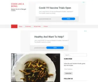 Bengalicuisine.net(Cook Like a Bong) Screenshot