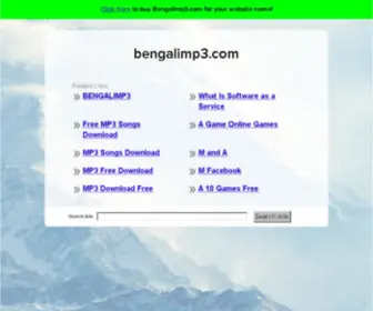 BengaliMP3.com(The Leading Mp3's Site on the Net) Screenshot