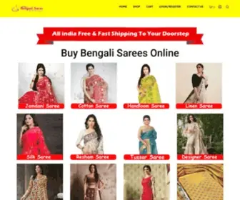 Bengalisareeonline.com(Bengali Saree Online) Screenshot