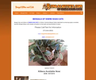 Bengalkitties.com(Bengalkitties) Screenshot