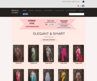 Bengallooms.com(Bengal Looms) Screenshot