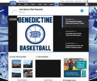 Bengalsathletics.com(Team Home Benedictine Bengals Sports) Screenshot