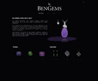 Bengems.com(Articles de luxe et bijouterie à Genève) Screenshot