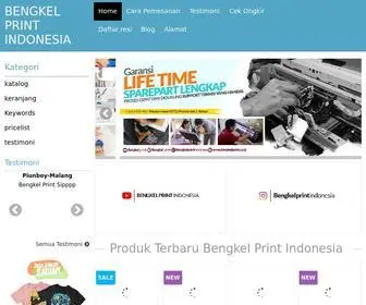Bengkelprint.co.id(Produsen Printer DTG) Screenshot